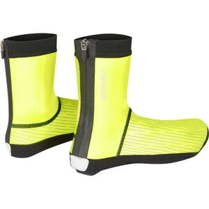 MADISON Clothing Stellar Reflective Open Sole overshoes, black / hi-viz yellow click to zoom image