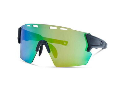 MADISON Clothing Stealth Glasses - matt dark grey / green mirror