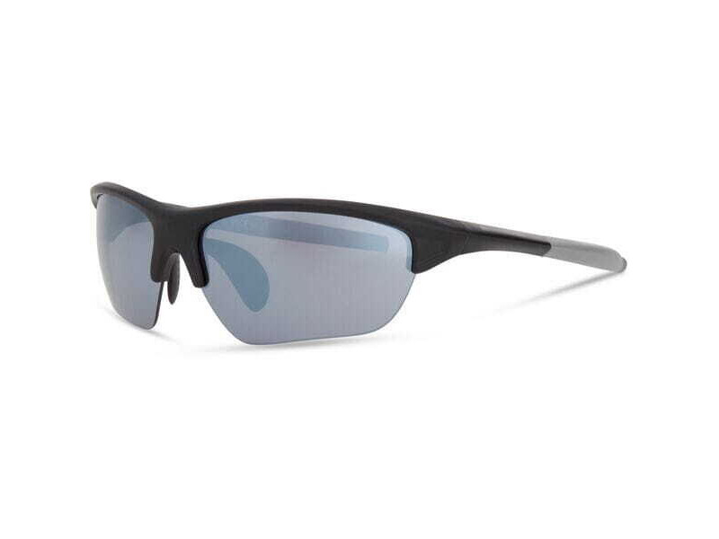 MADISON Clothing Mission Glasses - matt black / silver mirror click to zoom image