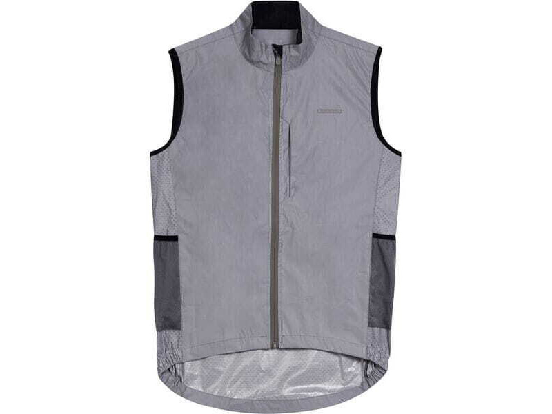 MADISON Clothing Stellar Shine Reflective men's gilet - reflective silver click to zoom image