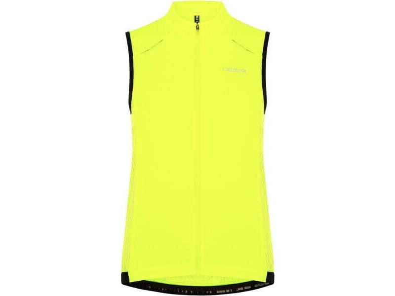 MADISON Clothing Stellar Reflective windproof women's gilet, hi-viz yellow click to zoom image