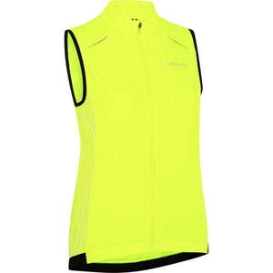 MADISON Clothing Stellar Reflective windproof women's gilet, hi-viz yellow click to zoom image