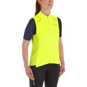 MADISON Clothing Stellar Reflective windproof women's gilet, hi-viz yellow click to zoom image