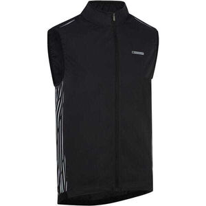 MADISON Clothing Stellar Reflective windproof men's gilet, black click to zoom image