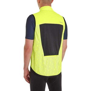 MADISON Clothing Stellar Reflective windproof men's gilet, hi-viz yellow click to zoom image