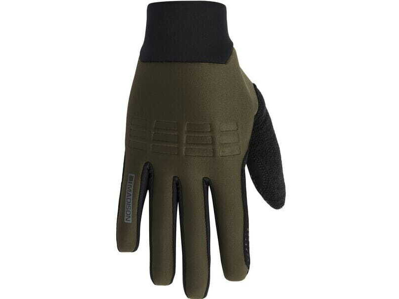 MADISON Clothing Zenith 4-season DWR Thermal gloves, dark olive click to zoom image