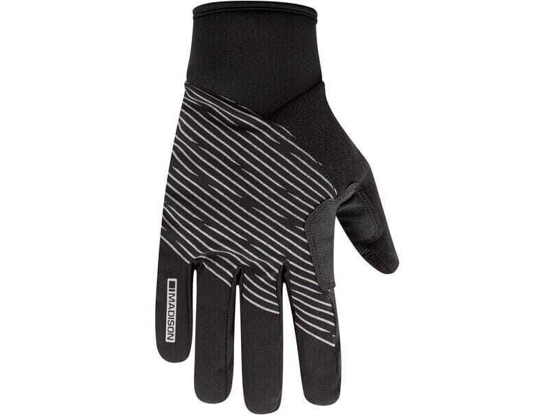 MADISON Clothing Stellar Reflective Waterproof Thermal gloves, black click to zoom image