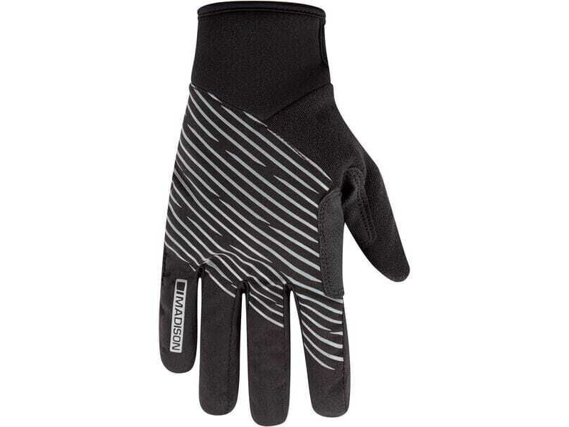 MADISON Clothing Stellar Reflective Waterproof Thermal gloves, black click to zoom image