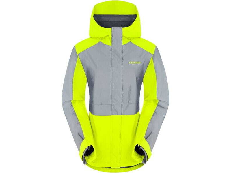 MADISON Clothing Stellar FiftyFifty Reflective wms wproof jkt - hi-viz yw / silv click to zoom image