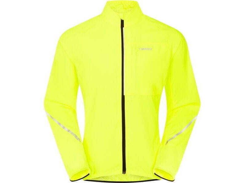 MADISON Clothing Freewheel men's packable jacket, hi-viz yellow click to zoom image