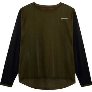 MADISON Clothing Flux men's long sleeve jersey - dark olive / black click to zoom image