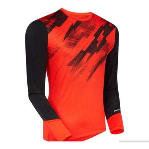 MADISON Clothing Flux Men's Long Sleeve Trail Jersey , magma red / black click to zoom image