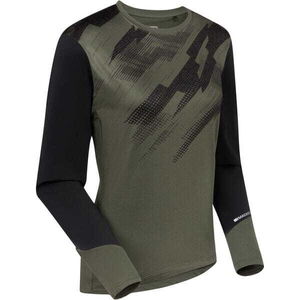 MADISON Clothing Flux Women's Long Sleeve Trail Jersey, midnight green / black click to zoom image