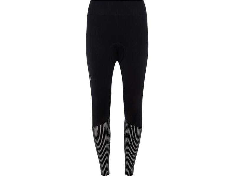 MADISON Clothing Stellar padded women's reflective thermal tights with DWR, black click to zoom image