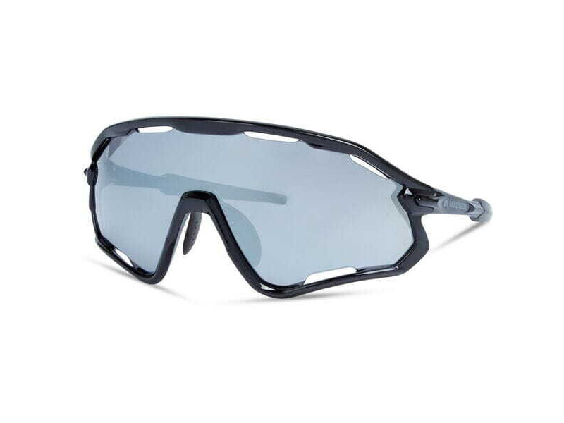 MADISON Clothing Code Breaker II Sunglasses - gloss black / silver mirror click to zoom image