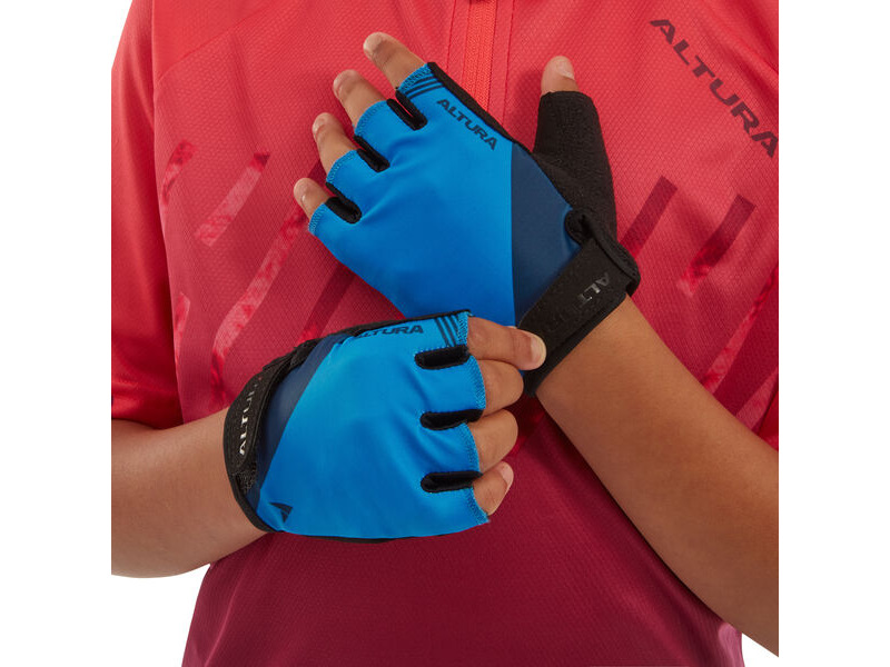 ALTURA Kids Airstream Cycling Mitts Blue click to zoom image