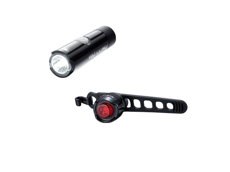 CATEYE Volt 100xc / Orb Rechargable Light Set click to zoom image