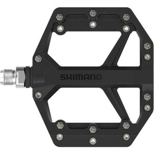 SHIMANO PD-GR400 flat pedals, resin with pins, black click to zoom image