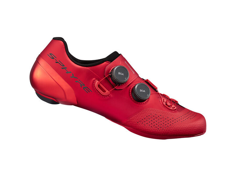 SHIMANO S-PHYRE RC9 (RC902) SPD-SL Shoes, Red click to zoom image