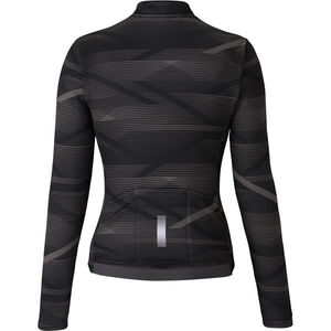 SHIMANO Women's Kaede Thermal Jersey, Black/Grey click to zoom image