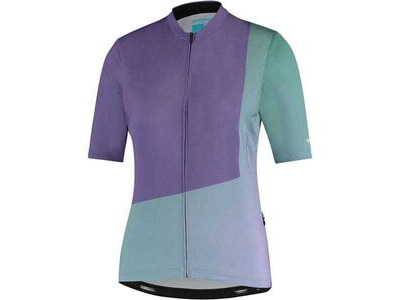 SHIMANO Women's, Sumire Jersey, Purple/Green