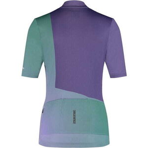 SHIMANO Women's, Sumire Jersey, Purple/Green click to zoom image