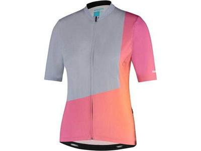 SHIMANO Women's, Sumire Jersey, Blue/Pink