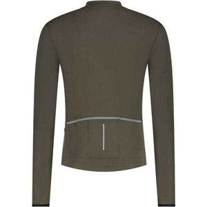 SHIMANO Men's, Vertex Thermal Jersey, Moss click to zoom image