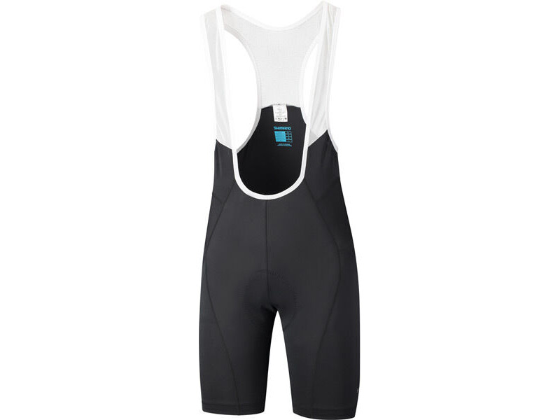 SHIMANO Men's Kodama Bib Shorts, Black click to zoom image