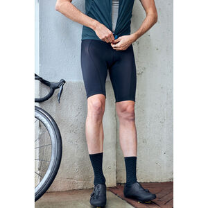 SHIMANO Men's Kodama Bib Shorts, Black click to zoom image