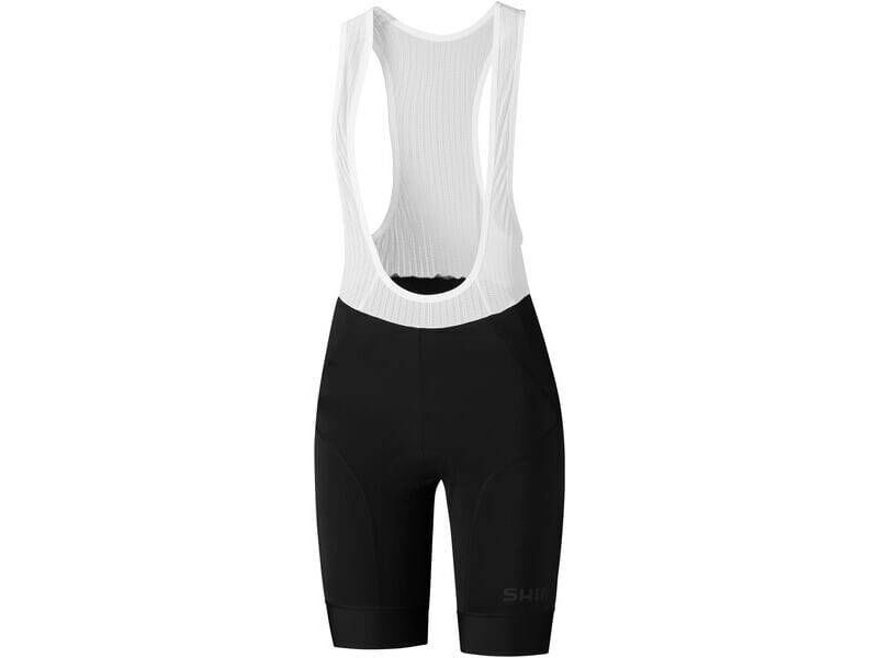 SHIMANO Women's Sumire Bib Shorts, Black click to zoom image