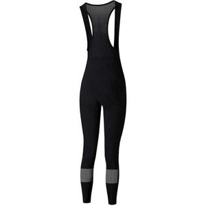 SHIMANO Women's, Kaede Bib Tights, Black click to zoom image