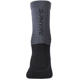 SHIMANO Unisex S-PHYRE Merino Socks, Black/Grey click to zoom image