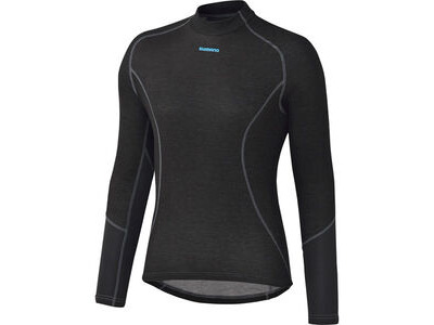 SHIMANO W's Breath Hyper Baselayer, Black, Large