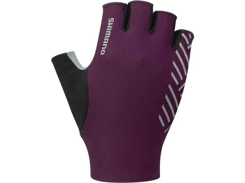 SHIMANO Men's Advanced Gloves, Dark Red click to zoom image