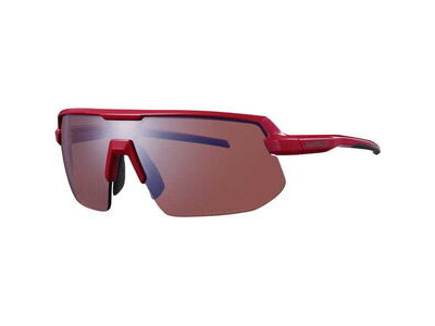 SHIMANO Twinspark Glasses, Red, RideScape High Contrast Lens