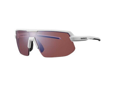 SHIMANO Twinspark Glasses, White, RideScape High Contrast Lens