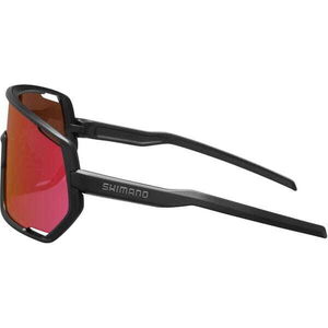 SHIMANO Technium Glasses - Metallic Black - RideScape Off-Road Lens click to zoom image