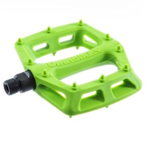 DMR V6 Plastic Pedal Cro-Mo Axle 97mm x 102mm Green  click to zoom image