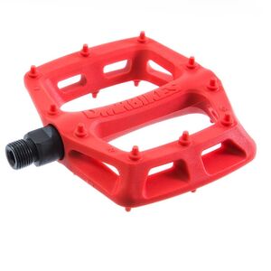 DMR V6 Plastic Pedal Cro-Mo Axle 97mm x 102mm Red  click to zoom image