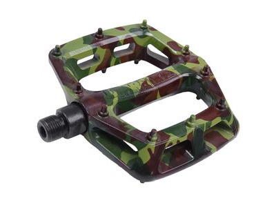 DMR V6 Plastic Pedal - Cro-Mo Axle - Green Camo