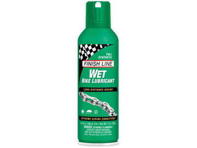 FINISH LINE Wet Chain Lube (Cross Country) Aerosol - 8 oz