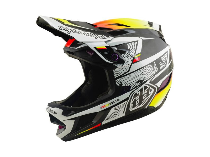 TROY LEE DESIGNS D4 Carbon MIPS Helmet Lined Up - Black click to zoom image
