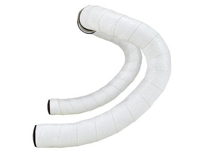 SUPACAZ Sticky Kush Classic Bar Tape White + Ano Black Plugs