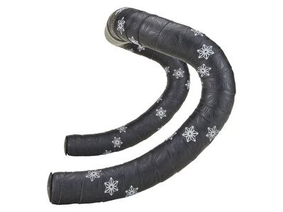 SUPACAZ Sticky Kush Galaxy Bar Tape White Stars + Ano Black Plugs