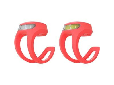 KNOG Frog V3 Rechargeable Twin Pack Coral  click to zoom image