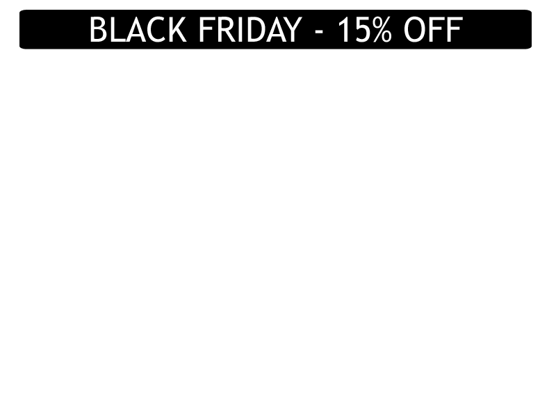 Black Friday Sale 15% Off (overlay image)
