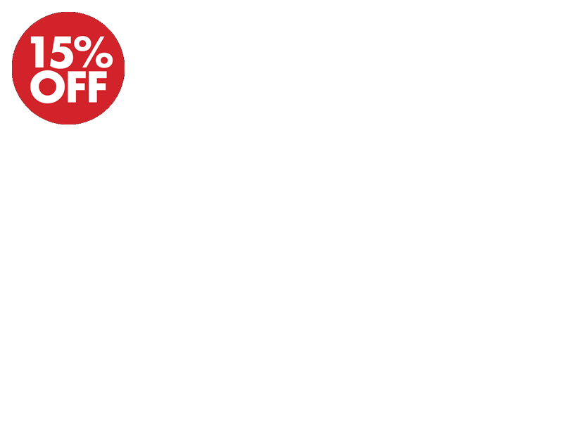 Sale 15% Off (overlay image)